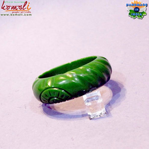 Pulsera tallada en resina verde, diseños Vintage de Coral, Fiesta infantil, boda, aniversario, compromiso, regalo, Ideas, banda de cuerda - Product Image 5