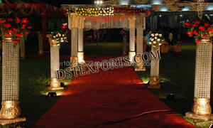 Decoración de escenario de boda asiática, cristal de decoración de escenario, novedad - Product Image 5