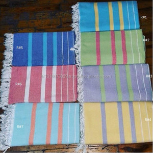 ผ้าขนหนูเทอร์รี่กลับ Peshtemal,ผ้าขนหนูตุรกี Hammam จากตุรกีขายส่ง-ผ้าห่มชายหาด TTTB-0002 - Product Image 1