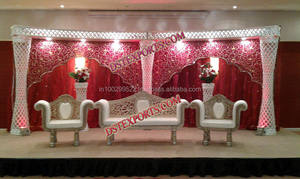 Decoración de Escenario con Pilares de Cristal de Fibra, Nuevo Diseño, Decoración de Escenario para Bodas, Estilo Sur, Escenarios para Año Nuevo, Oferta de Año Nuevo, Evento en Nueva York - Product Image 6