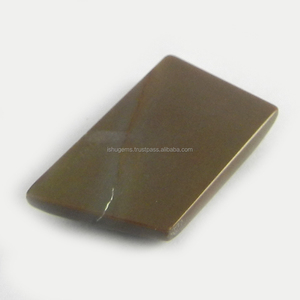 Cabochon thème jaspe américain, image naturelle de haute qualité, 15x25mm, pierres précieuses fantaisie, en vrac, 3.65 gms - Product Image 2