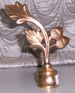 OMG Industries Antique Brass <b>Curtain</b> Finials Pineapple Design Zinc Alloy <b>for</b> <b>Door</b> and Window Metal Material - Product Image 3