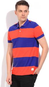 เสื้อยืดผู้ชายลายทางผ้าคอตตอน100% แห้งเร็ว - Product Image 4