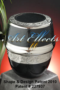 Urna crematoria de latón ecológica de lujo de estilo europeo con diseño personalizable Capacidad de 200/220 pulgadas cúbicas para entierro - Product Image 2