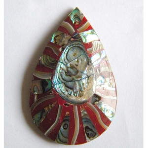 Pendentif en coquille de mer Vintage de haute qualité unisexe larme fabrication directe pour cadeau pour enfants - Product Image 1