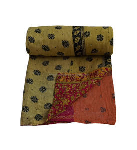 Manufacture Handmade Kantha Throw Wholesale Vintage Kantha Quilt - Product Image 1