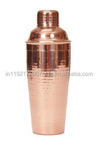Hammered Copper <b>Cocktail</b> <b>Shaker</b> Pure Copper <b>Cocktail</b> <b>Shaker</b> <b>Cocktail</b> <b>Shaker</b> Set <b>Glass</b> - Product Image 2