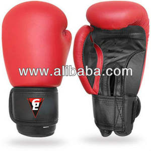 Guantes de boxeo de cuero con empuñaduras - Product Image 2