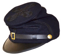 Visera Personalizada Estilo Confederado, Diseño OEM de Alta Calidad, 100% Lana, Reproducción Americana de Gorras y Sombreros Kepi