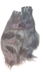 Unprocessed Raw Indian Human Hair.12A Grade High Quality Remy Hair Waft.Temple Human Hairs - Product Image 5