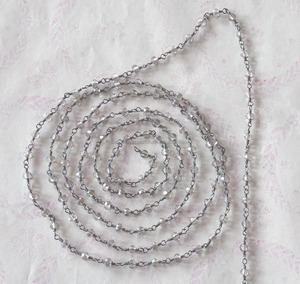 Cuentas místicas de cuarzo ahumado hechas a mano, joyería de múltiples piedras preciosas naturales de latón, Rosario hecho a mano, cadena con abalorio de moneda multiusos - Product Image 2