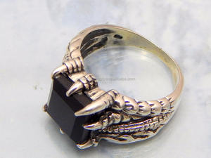 แหวนเงินพลอยโกเมนน่ารักสำหรับผู้หญิงแหวนแต่งงานแหวน925เงินแท้925 - Product Image 3