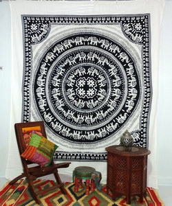 Tapiz de mandala indio para colgar en la pared, colcha, tapiz de dormitorio - Product Image 1