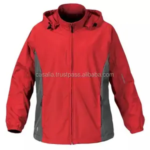 Impermeabile giacca soft shell (softshell giacca) con felpa con cappuccio