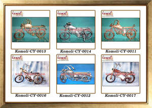 Support de plantes pour vélo en fer doré, plusieurs tailles, décoration de maison, fait à la main - Product Image 6