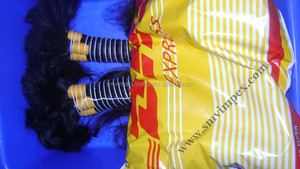 ผมมนุษย์บริสุทธิ์10นิ้วถึง30นิ้วผมคน100% จำนวนมากจากอินเดีย - Product Image 4
