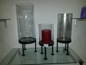 PILLAR HOLDER LANTERN ROUND - Product Image 2