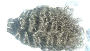 Cabellos crudos suaves del sur de la India 100% Extensión de cabello natural Remy sin procesar. Extensión de cabello humano Remy de Venta caliente del sur de la India - Product Image 4