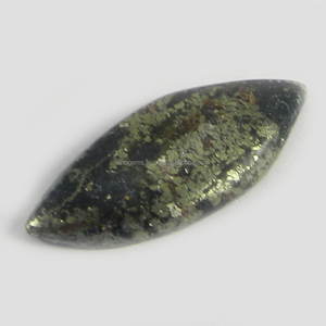 Los tontos de pirita de oro joyas de piedras preciosas de marquesa Popular cabujón 11x27mm - Product Image 1