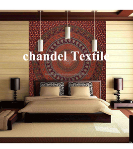 Tapiz de Mandala hecho a mano indio para colgar en la pared, Bohemia colcha, estampado de elefante de playa, decoración de dormitorio Hippie, esterilla de Yoga, manta - Product Image 4