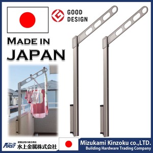 Secador de ropa de balcón, alta calidad, con estructura simple, hecho en Japón - Product Image 1