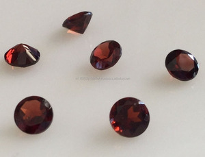 พลอยโกเมนสีแดงธรรมชาติทรงวงรีทรงหลวมสำหรับเครื่องประดับหินโมแซมบี - Product Image 3