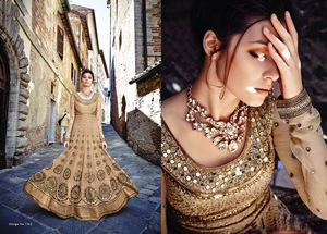 ชุดเสื้อผ้าผู้หญิงชุด Georgette Salwar Kameez,ชุดสูทปักลายและชุดแฟนซีชุดเสื้อผ้าสำหรับผู้หญิงชุดเสื้อผ้า - Product Image 2