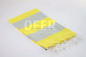 Serviettes Turques Double Pestemal, Serviettes Hamam Vente en Gros-Collection Marine/Saumon Arc-en-ciel Fabrication Turque - Product Image 4