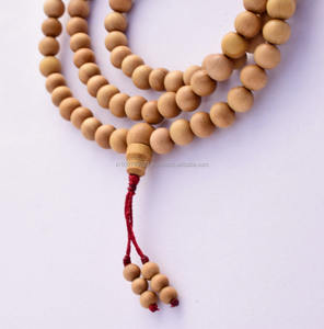 Collar de cuentas de sándalo japonés espiritual Cuentas de madera Categoría de producto - Product Image 1