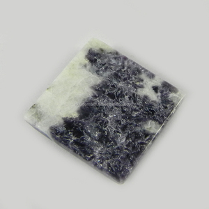 19มม.ธรรมชาติ Lepidolite อัญมณี3.55กรัม Cushion สแควร์ Cabochon อัญมณี IG0297 - Product Image 3