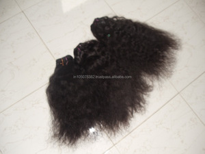Indian Unprocessed Virgin Remy <b>curly</b> hair <b>extensions</b> - Product Image 2