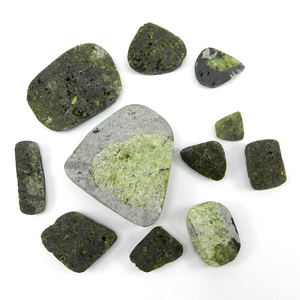 พลอยเพอริดอทธรรมชาติรูปร่างผสมแบบอิสระ100กรัมพลอยหลวม9ชิ้น - Product Image 3