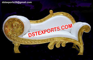 Sofás de madera para boda, asiento exclusivo de dos plazas, con apariencia real, Maharaja - Product Image 2