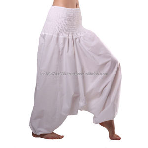 Pantalon Harem d'été pour hommes et femmes, bohème, gitane, Hippie, coton, Baggy, Style bohémien, pantalon pour femme 8 - Product Image 2