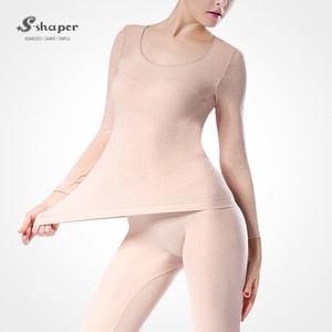 S-SHAPER Women's 37 Temperature Warm Winter Underwear High Elastic Corset Tight <b>Legging</b> Breathable Thin Light Control Level - Product Image 2