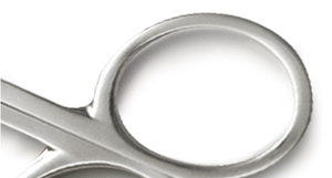 Tijeras para Cejas NGHIA de Alta Calidad ES-01, Acero Inoxidable con Acabado Gris, 89 mm, Origen Vietnam - Product Image 5