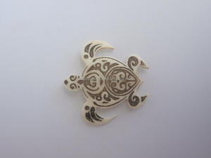 Low Price <b>Turtle</b> Bone Carving Tribal Style in Handmade Jewelry Decorative - Product Image 3