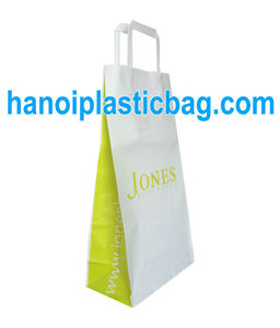 High quality tri fold handle plastic bag/ quart plastic bag - Product Image 2