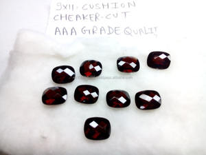 Cojín de granate rojo, cojín de piedras preciosas semipreciosas sueltas, piedras preciosas cortadas por M.Y.GEMS para hacer joyas - Product Image 4