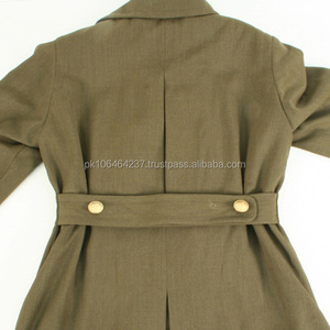 Nuevo Otoño Invierno personalizado al por mayor de moda de alta calidad ropa de lana de los hombres WW2 grandes abrigos - Product Image 3