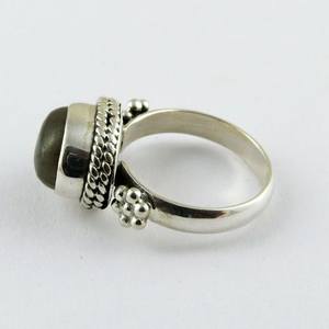 Anillo de labradorita azul para mujer, de Plata de Ley 925, Gema Natural, joyería de plata, anillos de piedras preciosas al por mayor - Product Image 4