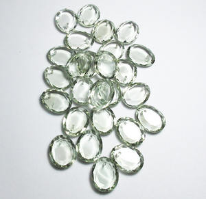 ชุดต่างหูแหวนพลอยอเมทิสต์เจียระไนแบบเหลี่ยมเพชรพลอยสีเขียว14X18มม. รูปทรงแฟนซีได้รับการรับรองจากบุคคลที่สามตามธรรมชาติ - Product Image 1