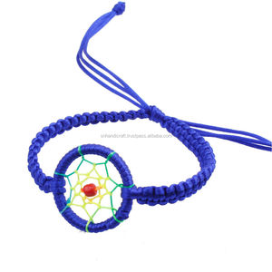 Pulsera Atrapasueños al por mayor, hecha a mano, para la felicidad - Product Image 1