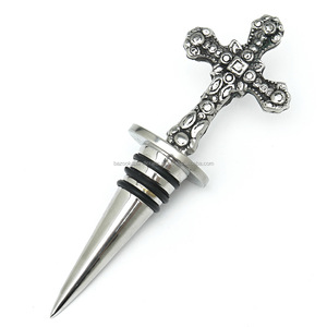 Bouchon de bouteille de vin, bouchon de bouteille en forme de croix, best-seller - Product Image 1