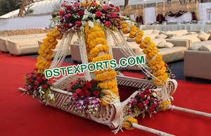 แต่งงานเจ้าสาวความงามปากีสถาน Doli แต่งงานทองแกะสลัก Mughal Palkis อินเดียแต่งงาน Dolis - Product Image 3