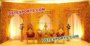 Beautiful <b>Wedding</b> Stage Backdrop Panels Traditional <b>Wedding</b> Back <b>Frame</b> Indian <b>Wedding</b> Backframe Panel california - Product Image 4