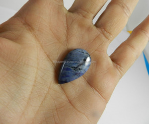 Dumortiérite jaspe IG0021 16,7 carats en forme de Cabochon de poire 22x27mm pierre précieuse en vrac - Product Image 3