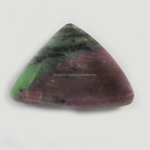 Zoisita-GEMA de rubí Natural de 22x23mm, Gema triangular de 4 gms, GEMA de cabujón al por mayor - Product Image 2