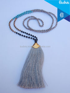 Top Model Long Collier à Pompons Bali Perlé Style Classique pour les Fêtes Cadeaux Fiançailles - Product Image 3