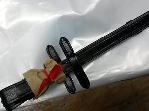 เว็บเรีนหนังแท้พร้อมจุกปิดสีดำ/ น้ำตาล/แทนทุกขนาด - Product Image 5